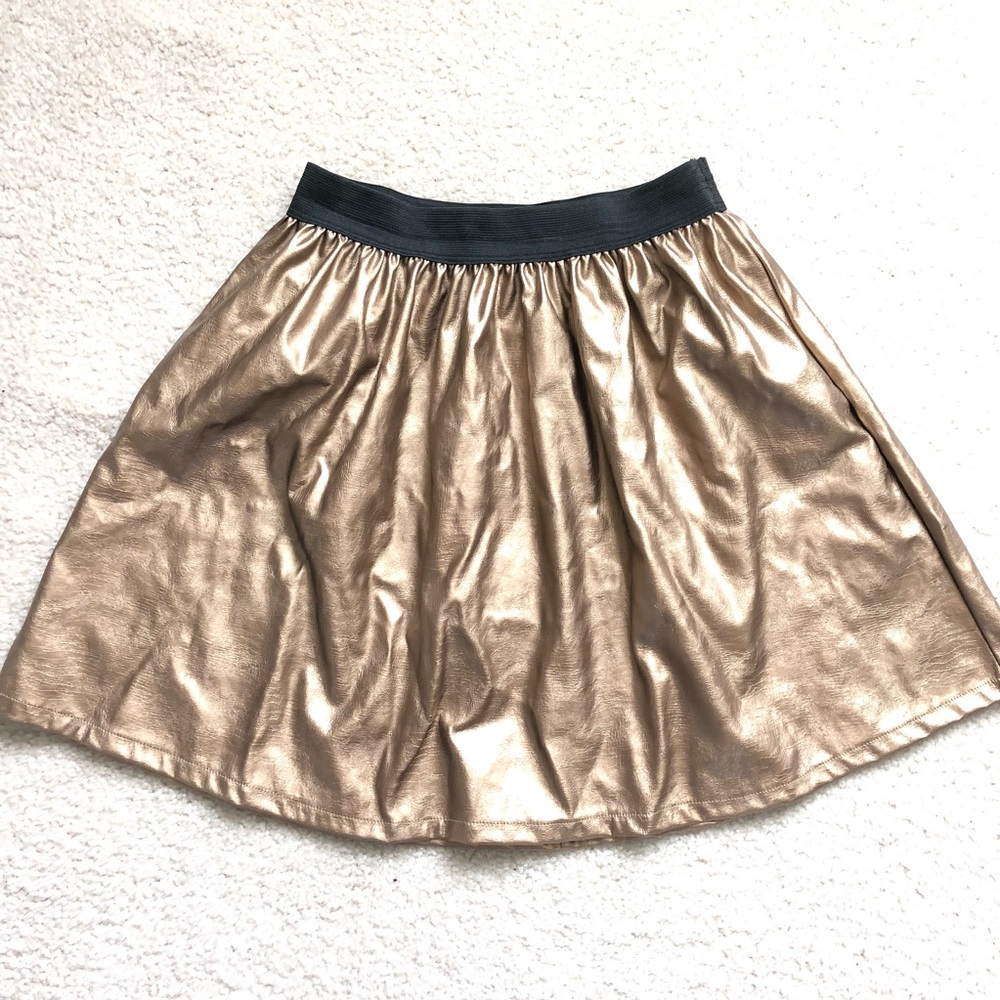 Charlotte Russe Metallic Skirt